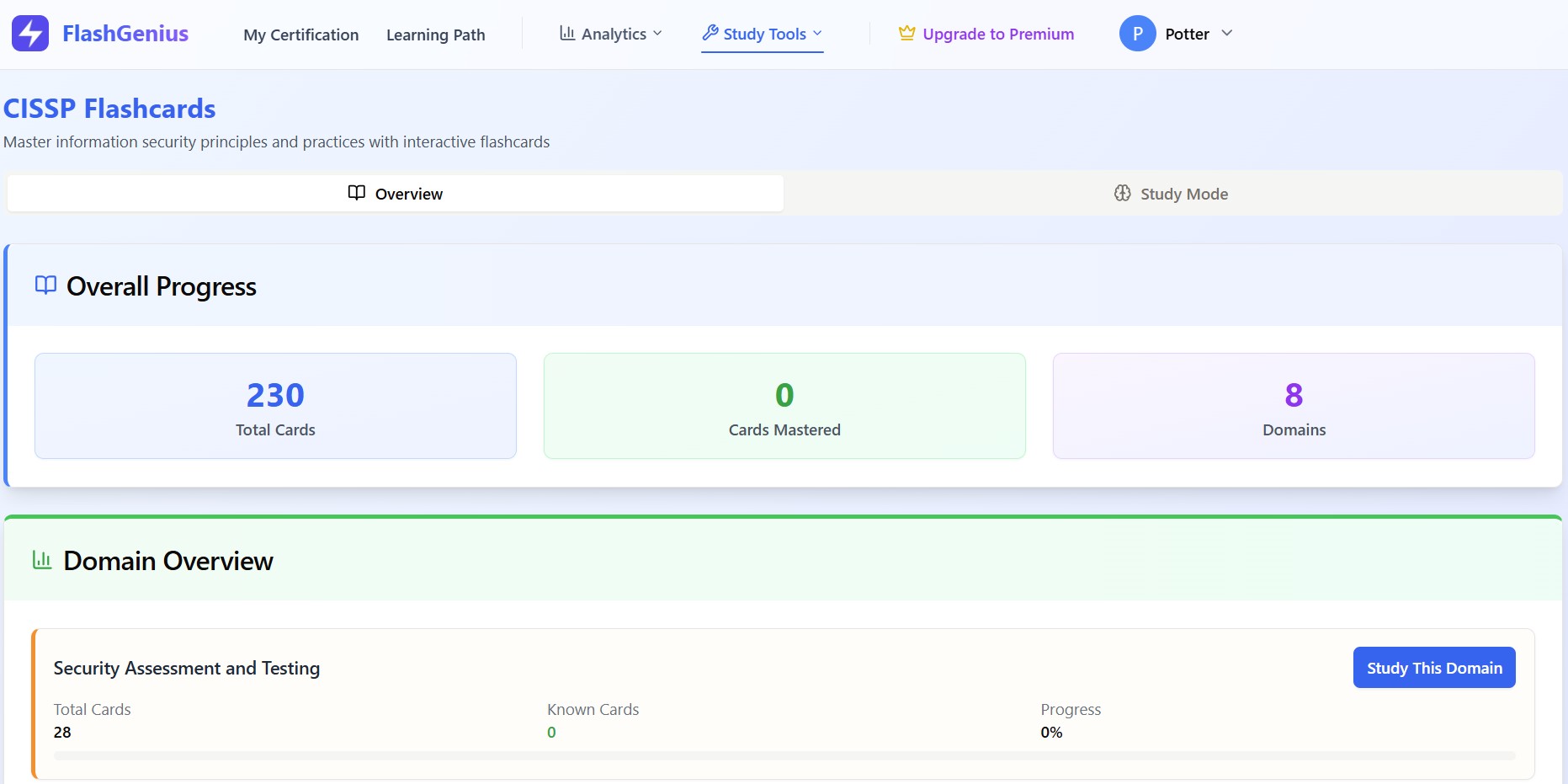 Interactive Flashcards