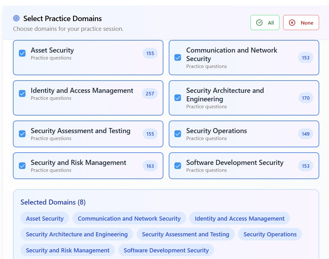 Smart Practice Interface